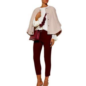 Chloe Women's Wool Cape/Coat in Nude